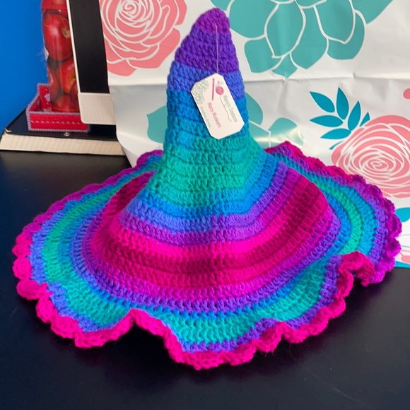 Marcy’s Creations Accessories - Colorful Witch Hat,why wait for Halloween when you can be a Witch all year long!